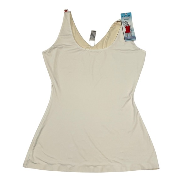 NWT Spanx Assets Red Hot Label Women's 3X Ecru Beige Smoothing Tank Top - Picture 1 of 10